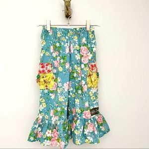 Matilda Jane Garden Rose Floral Print Pocket & Ruffle Pants
